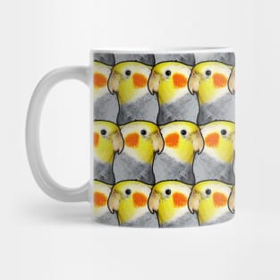 Cockatiel Parrot Pattern Mug